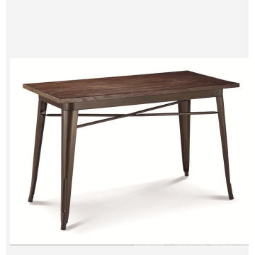 Chine meubles mobilier échantillon gratuit en bois rectangle table à manger de mode